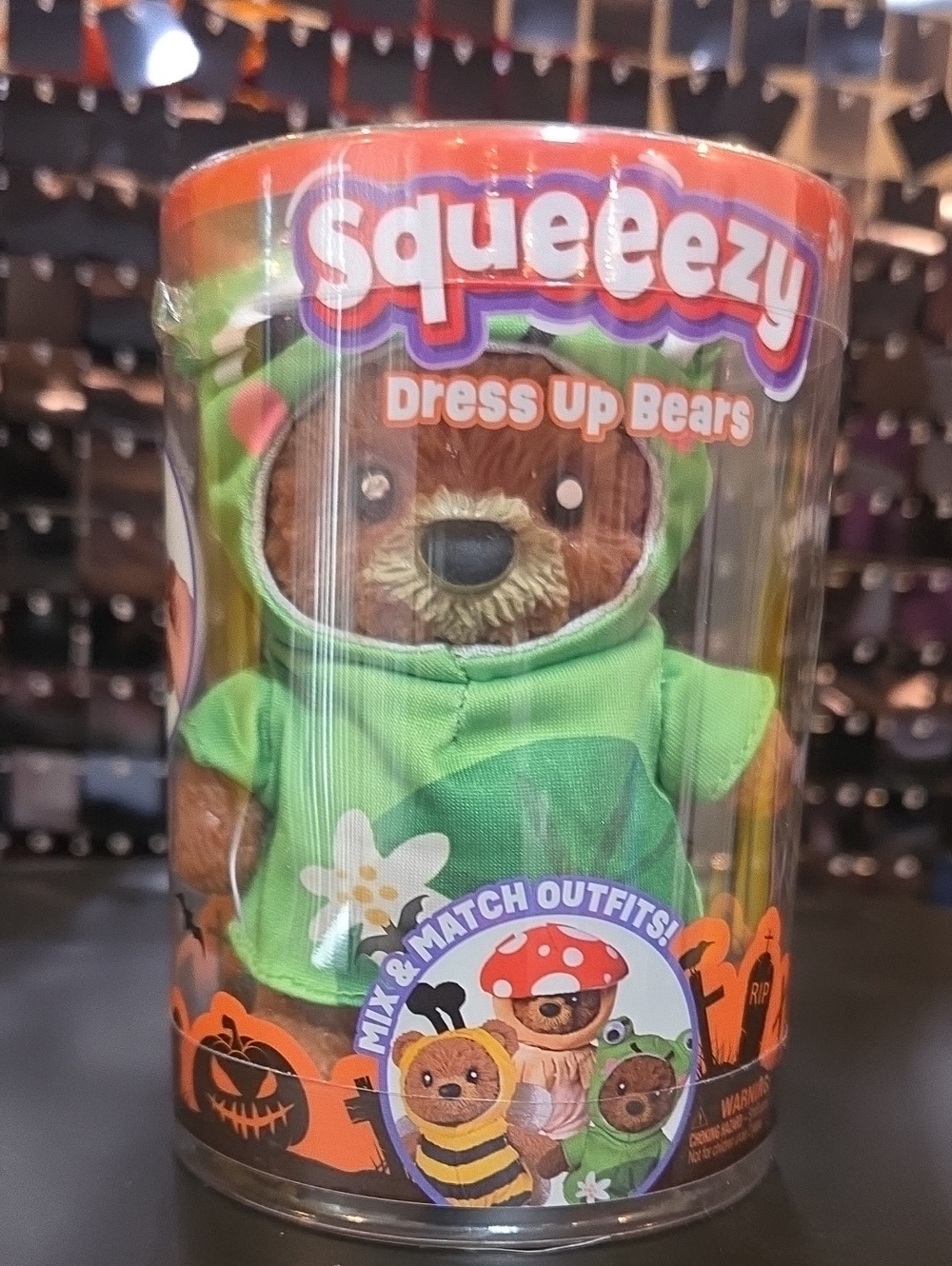 New Squeeezy Dress Up Bears Frog Costume